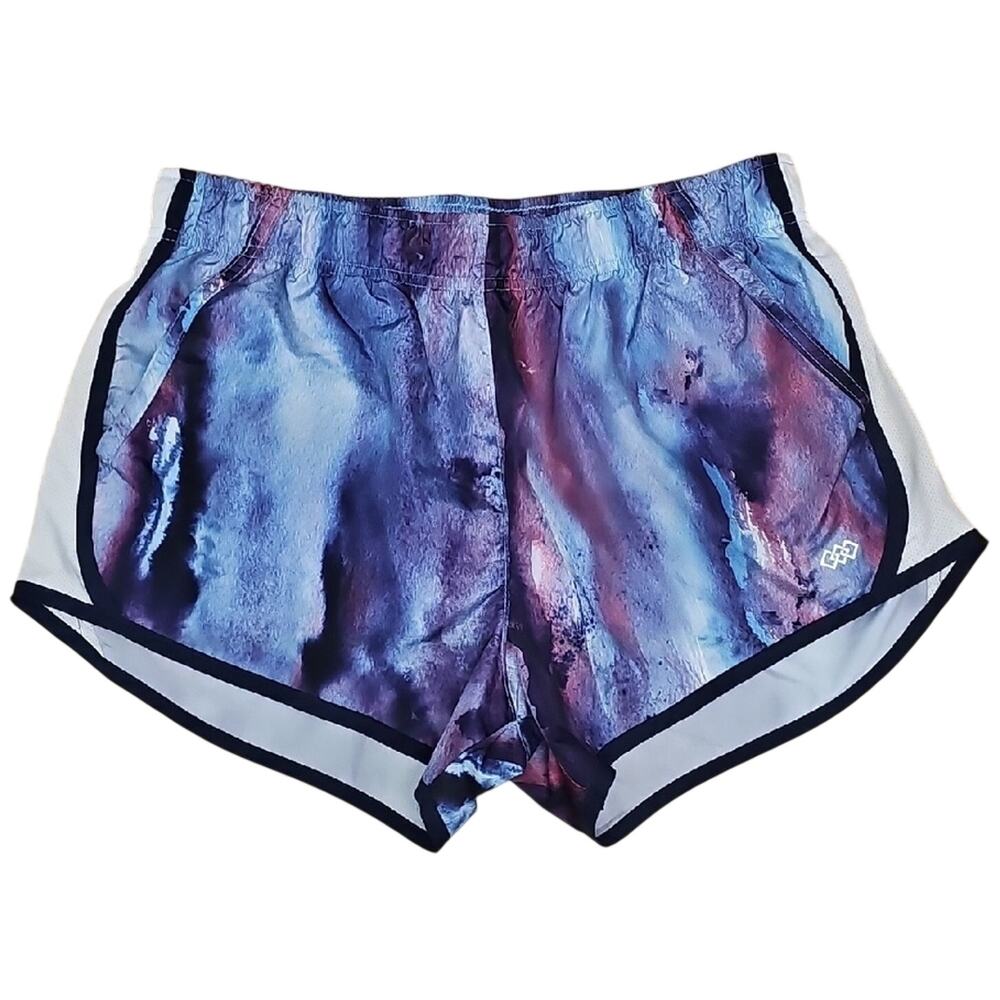 Leg3nd Shorts w/Panties Vibrant Purple Blue Pink Athletic Run for Women Size L